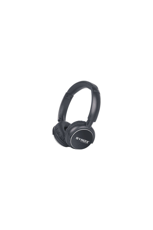 S16 Black Wireless Bluetooth Headphones with Memory Card Slot - 2