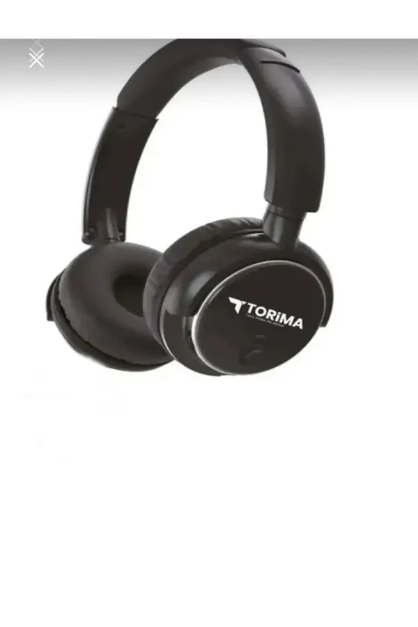 S16 Black Wireless Bluetooth Headphones with Memory Card Slot - 1