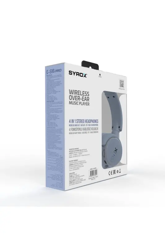 S16 Bluetooth Наушники с картой памяти - Светло-голубой - 3