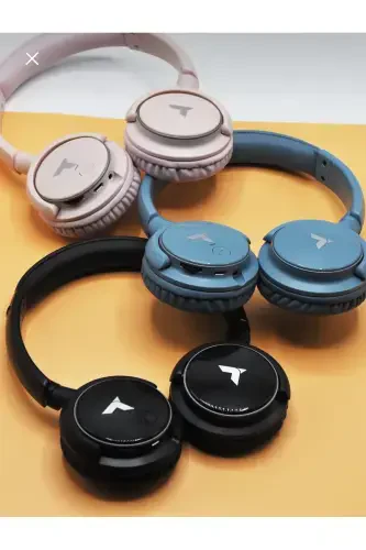 S16 Kablosuz Bluetooth Kulak Üstü Kulaklık Pembe-PEMBE1 - SYROX (1)