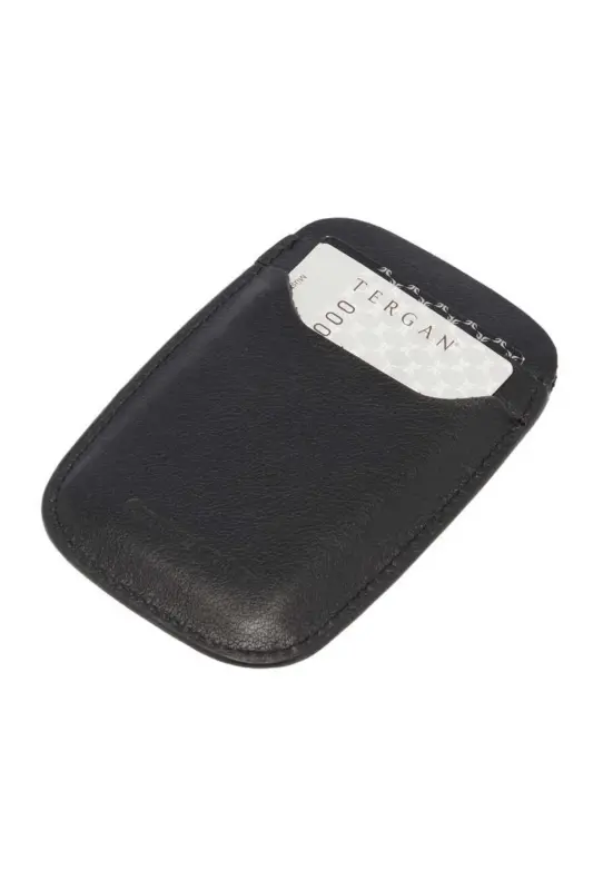 Siyah Hakiki Deri Unisex Kredi Kartlık - S1KK00001662-A85-Siyah - 2