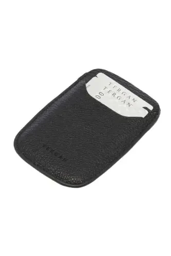 SİYAH Hakiki Deri Unisex Kredi Kartlık - S1KK00001662-U9G-SİYAH - 1