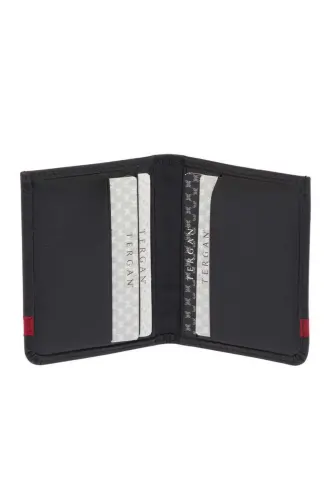 Siyah Hakiki Deri Unisex Kredi Kartlık - S1KK00001663-I13-Siyah_I13 - TERGAN (1)