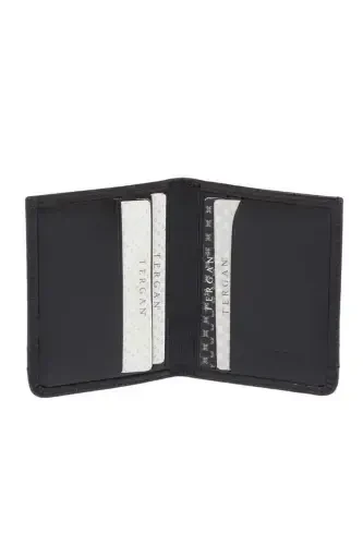 Siyah Hakiki Deri Unisex Kredi Kartlık - S1KK00001663-B06-Siyah_B06 - TERGAN (1)