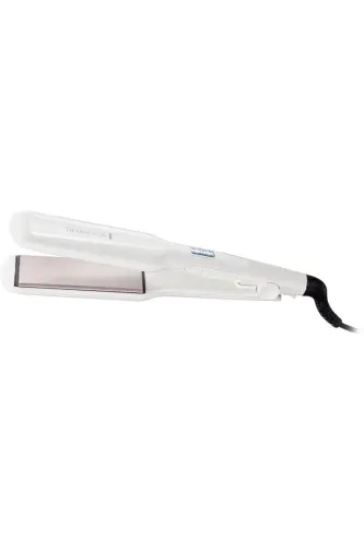 S5527 Pro-ceramic Wide Plate Extra Hair Straightener-White - 1