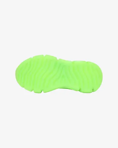 SABER Kid's Sneakers - LIME GREEN - 3