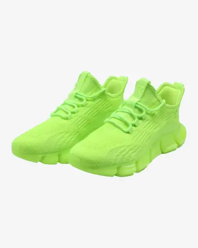 Saber Sneakers - LIME GREEN - 3