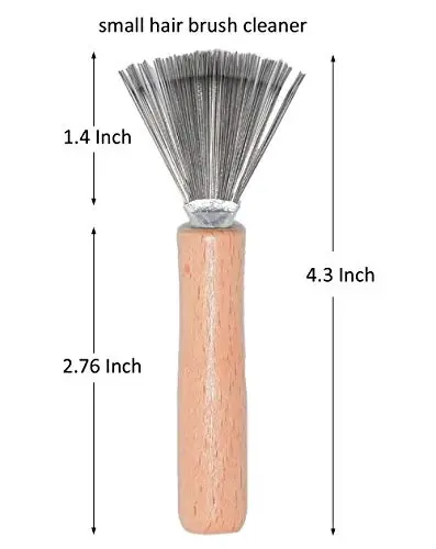 Hair Brush and Comb Cleaner with Metal Wire Rake for Hair Dust Lint Removal - HAIR (1)