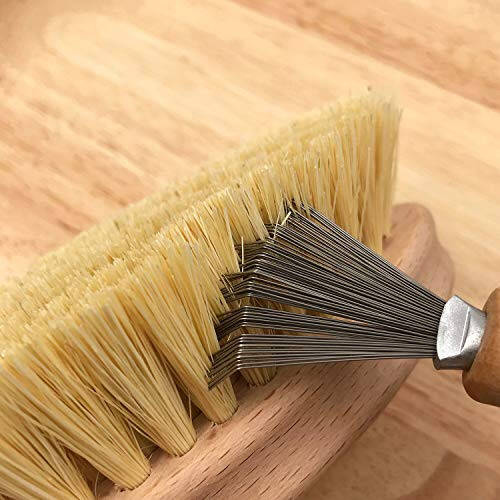 Hair Brush and Comb Cleaner with Metal Wire Rake for Hair Dust Lint Removal - 4