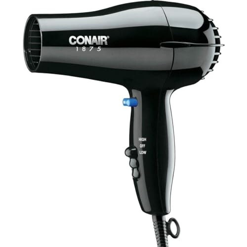 Hairdryer,Handheld,Black,1875 Watts - HAIRDRYER,HANDHELD,BLACK,1875