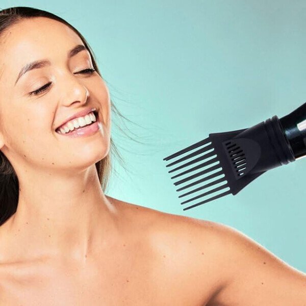 1 Pc Black Hair Dryer Comb AttacModazoneents Salon Blow Dryer Comb AttacModazoneent Styling Tool Hair Dryers and Accessories for Straightening Detangling Fine Curly Natural Hair - 6