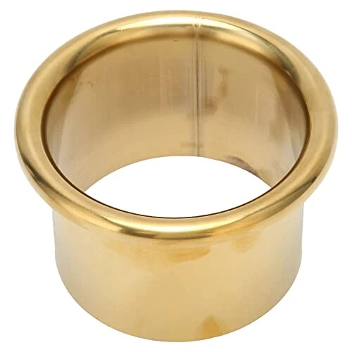 Sonew Hair Dryer Holder Insert, Firm and Proof, Stainless Steel Hair Dryer Stand for Bathroom Hotel Hairdressing Salon(Gold) - SONEW