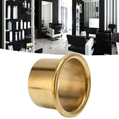 Sonew Hair Dryer Holder Insert, Firm and Proof, Stainless Steel Hair Dryer Stand for Bathroom Hotel Hairdressing Salon(Gold) - 6