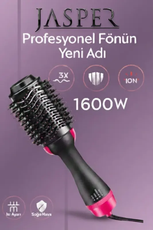 Saç Şekillendirici Ve Saç Düzleştirici Fön Tarağı - 2