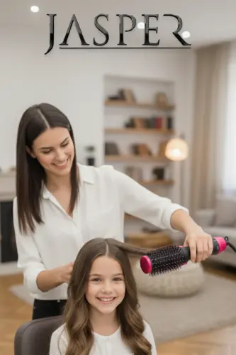 Saç Şekillendirici Ve Saç Düzleştirici Fön Tarağı - 5