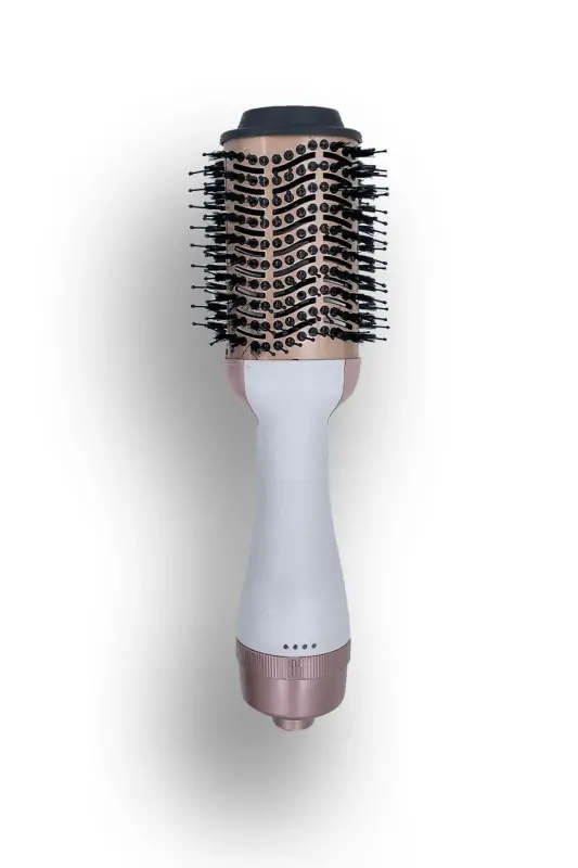 Saç Şekillendirici Ve Saç Düzleştirici Fön Tarağı Yeni Model Beyaz Renk-Beyaz - 6