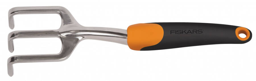 Садовый культиватор Fiskars Ergo с алюминиевой головкой и эргономичной ручкой, 0,56 фунта, оранжевый. - 10