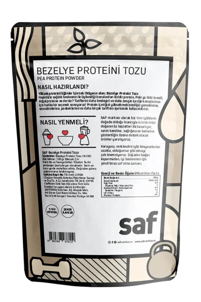 Saf Bezelye Proteini Tozu 100 gr - 3