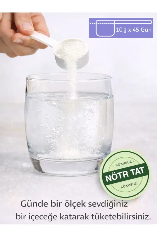 Hidrolize Sığır Kolajeni Tozu Tip 1-3 Collagen Saf-Aromasız-Cilt Saç Tırnak Eklem Diyet Destek-45gün - 6