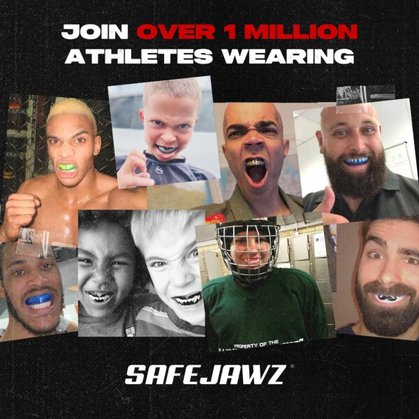SAFEJAWZ Sport Og'iz Himoyasi, Yupqa Sig'adigan, Kattalar va O'smirlar Uchun Og'iz Himoyasi, Boks, Basketbol, Lakros, Futbol, MMA, Jang San'ati, Xokkey va Barcha Kontakt Sport Turlari Uchun (Fangz, Voyaga Yetganlar (12+ Yil)) - 5