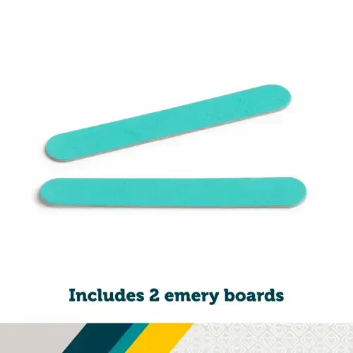 Safety 1ˢᵗ Baby's 1ˢᵗ Nail Care Clipper Emery Board Set, Sea Stone Aqua, Infant - 3