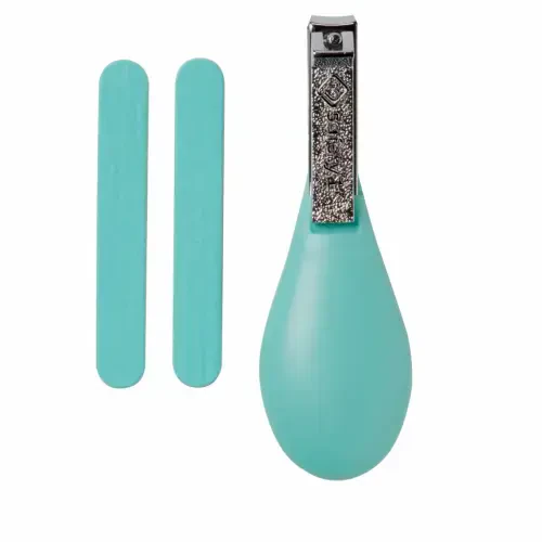 Safety 1ˢᵗ Baby's 1ˢᵗ Nail Care Clipper Emery Board Set, Sea Stone Aqua, Infant - 5
