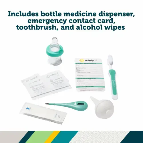 Safety 1st Nursery Care Health & Grooming Kit, Seafoam-SEAFOAM - 5