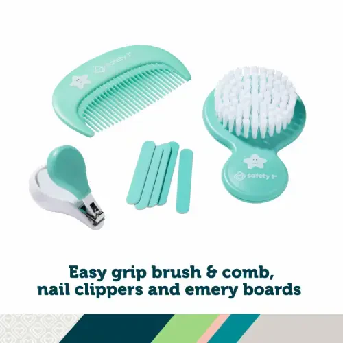 Safety 1ˢᵗ Nursery Care Health & Grooming Kit, Seafoam - 4