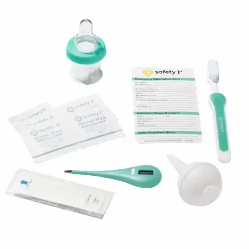Safety 1ˢᵗ Nursery Care Health & Grooming Kit, Seafoam - 7
