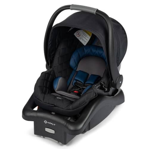 Safety 1ˢᵗ® onBoard™ Insta-Latch™ DLX Infant Car Seat with Base, Baby Car Seat for 4-30 lbs., Rear Facing Car Seat, Newburyport - 1