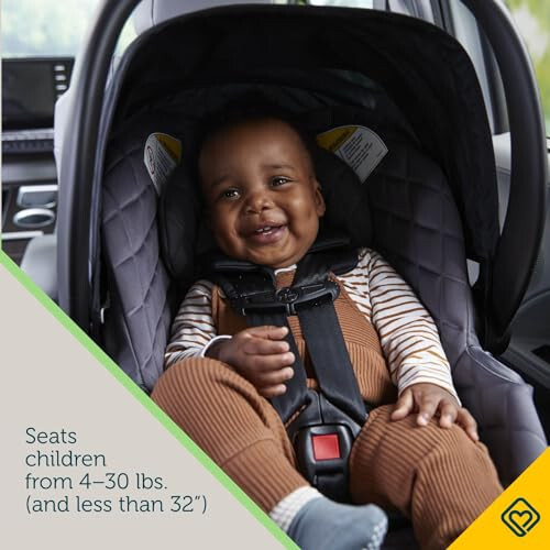 Safety 1ˢᵗ® onBoard™ Insta-Latch™ DLX Infant Car Seat with Base, Baby Car Seat for 4-30 lbs., Rear Facing Car Seat, Newburyport - 4