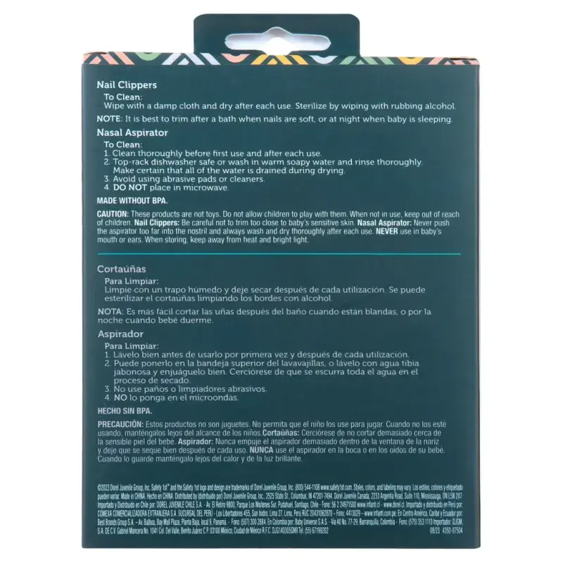 Safety 1st Baby Care Basics 4 Piece Infant Essentials Set, White- - 17