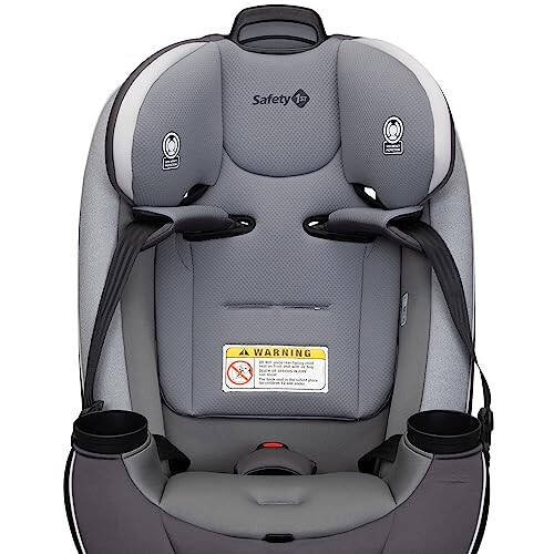 Safety 1st Crosstown All-in-One Convertible Car Seat, Rear-Facing 5-40 pounds, Forward-Facing 22-65 pounds, and Belt-Positioning Booster 40-100 pounds, Seal - 4