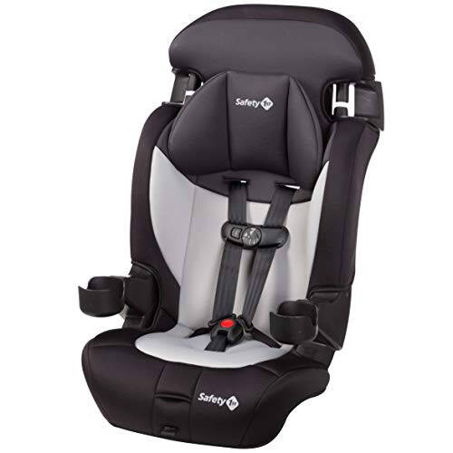 Safety 1st Grand 2-in-1 Booster Car Seat, Forward Facing Car Seat with Harness, High Back Booster Seat for Car, 30-65 Pounds and Belt-Positioning Booster, Car Seats, 40-100 Pounds, Black Sparrow - 1