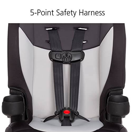 Safety 1st Grand 2-in-1 Booster Car Seat, Forward Facing Car Seat with Harness, High Back Booster Seat for Car, 30-65 Pounds and Belt-Positioning Booster, Car Seats, 40-100 Pounds, Black Sparrow - 7