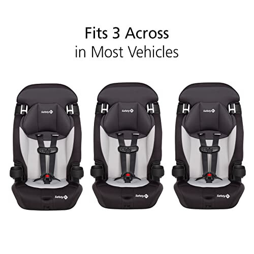 Safety 1st Grand 2-in-1 Booster Car Seat, Forward Facing Car Seat with Harness, High Back Booster Seat for Car, 30-65 Pounds and Belt-Positioning Booster, Car Seats, 40-100 Pounds, Black Sparrow - 10