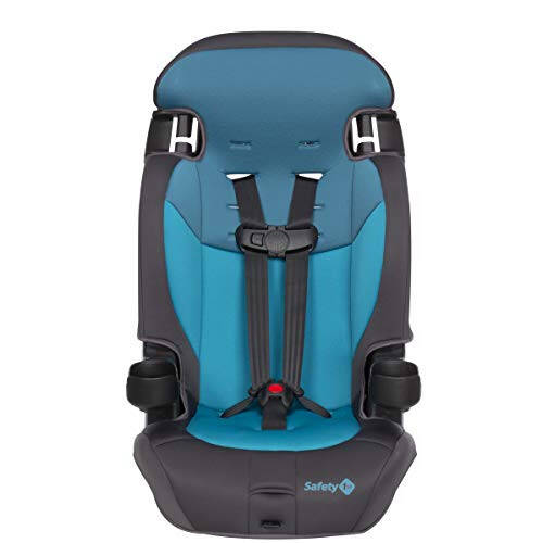 Safety 1st Grand 2-in-1 Booster Car Seat, Forward-Facing with Harness, 30-65 pounds and Belt-Positioning Booster, 40-120 pounds, Capri Teal - 9