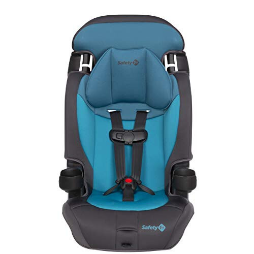 Safety 1st Grand 2'si 1 Arada Takviyeli Oto Koltuğu, Emniyet Kemeriyle İleri Yönelik, 30-65 pound ve Kemer Pozisyonlandırma Takviyesi, 40-120 pound, Capri Teal - 7