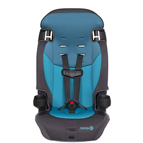 Safety 1st Grand 2'si 1 Arada Takviyeli Oto Koltuğu, Emniyet Kemeriyle İleri Yönelik, 30-65 pound ve Kemer Pozisyonlandırma Takviyesi, 40-120 pound, Capri Teal - 8