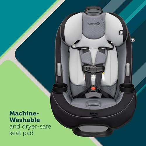 Safety 1st Grow and Go All-in-One Convertible Car Seat, Rear-facing 5-40 pounds, Forward-facing 22-65 pounds, and Belt-positioning booster 40-100 pounds, Carbon Rose - 4