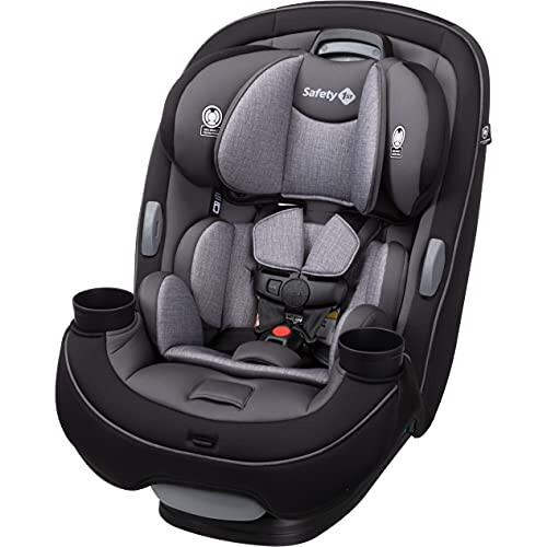 Safety 1st Grow and Go All-in-One Convertible Car Seat, Rear-facing 5-40 pounds, Forward-facing 22-65 pounds, and Belt-positioning booster 40-100 pounds, Harvest Moon - 1