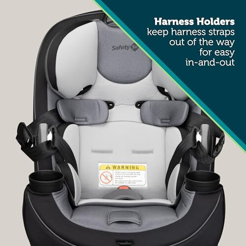 Safety 1st Grow and Go All-in-One Convertible Car Seat, Rear-facing 5-40 pounds, Forward-facing 22-65 pounds, and Belt-positioning booster 40-100 pounds, Harvest Moon - 3