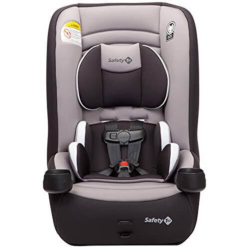 Safety 1st Jive 2-in-1 Convertible Car Seat, Rear-Facing 5-40 pounds and Forward-Facing 22-65 pounds, Black Fox - 8