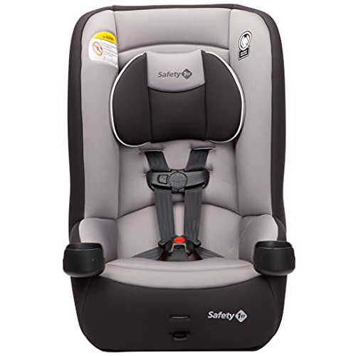 Safety 1st Jive 2-in-1 Convertible Car Seat, Rear-Facing 5-40 pounds and Forward-Facing 22-65 pounds, Black Fox - 10