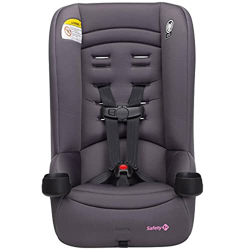 Safety 1st Jive 2-in-1 Convertible Car Seat, Rear-Facing 5-40 pounds and Forward-Facing 22-65 pounds, Carbon Rose - 6