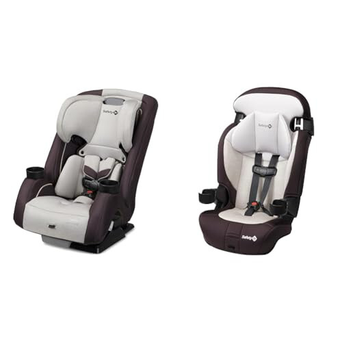 Safety 1st TriMate All-in-One Convertible with Rear-Facing, Forward-Facing, and Belt-Positioning Booster and Grand 2-in-1 Forward-Facing with Harness and Belt-Positioning Booster Car Seats Bundle - 1