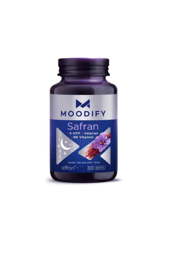 Saffron 5 Htp Valerian Vitamin B6 30 Capsules - 11