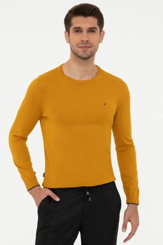 Saffron Men's Sweater G021SZ0TK.000.1389957-VR043 - PIERRE CARDIN