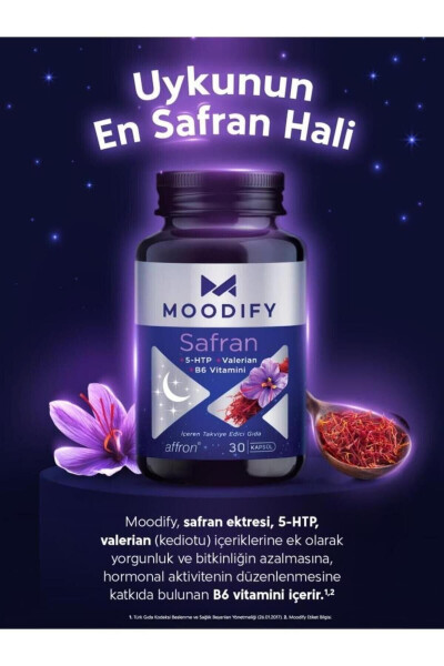 Safran 5 Htp Valerin Vitamin B6 30 Kapsül - 4