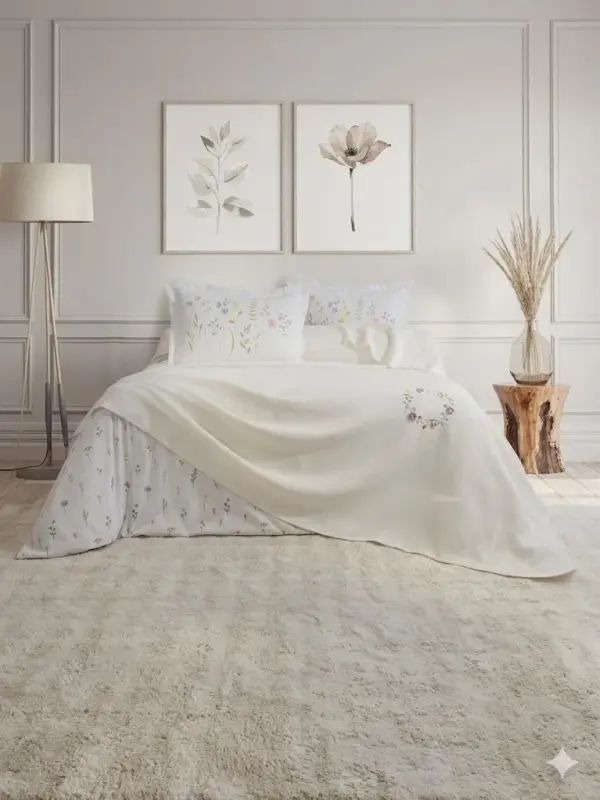 Şaheser Home Collection Комплект пике Джун Экрю - 1